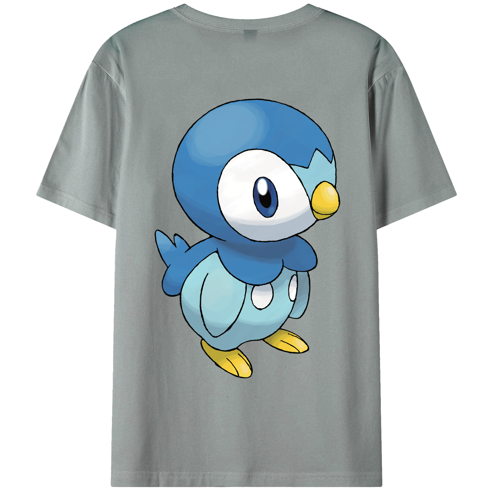 ポケットモンスター Pokémon 綿100％ メンズ半袖Tシャツ（バックプリント） 通気性